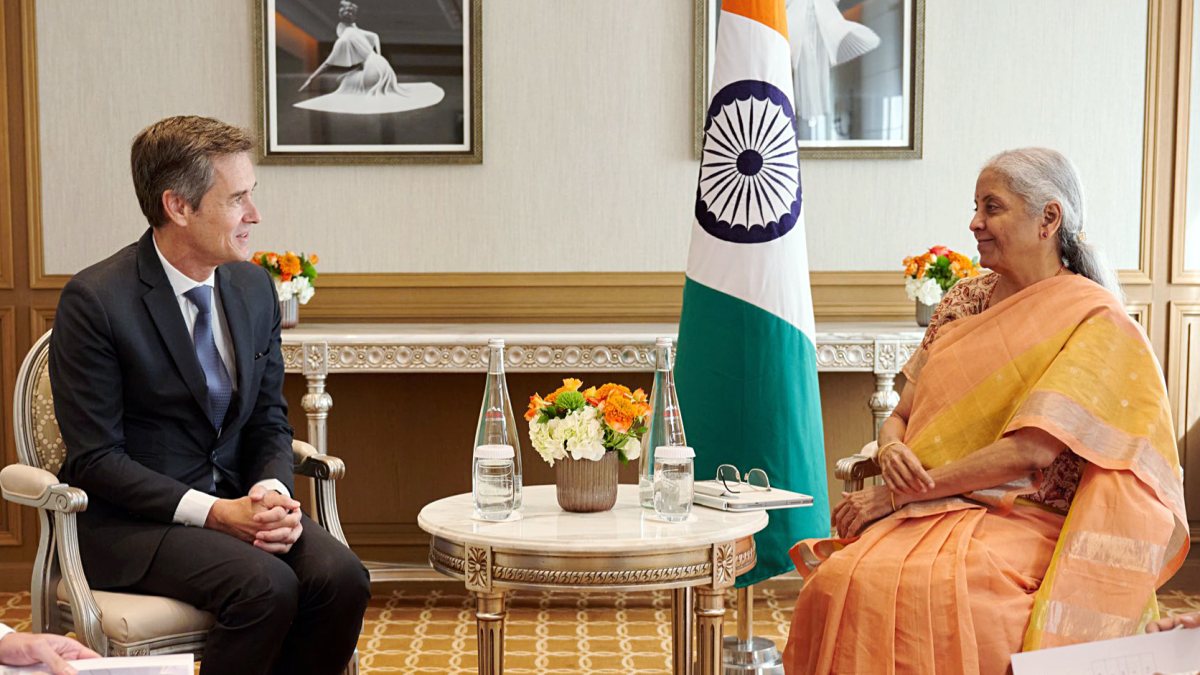 Union minister Nirmala Sitharaman meets Flying Whales president in Paris