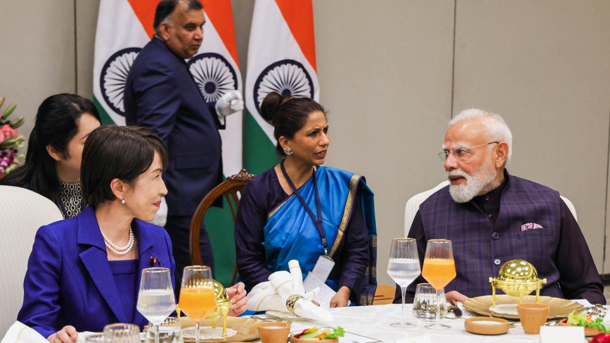Modi hosts Japanese PM Sanae Takaichi for dinner in Delhi