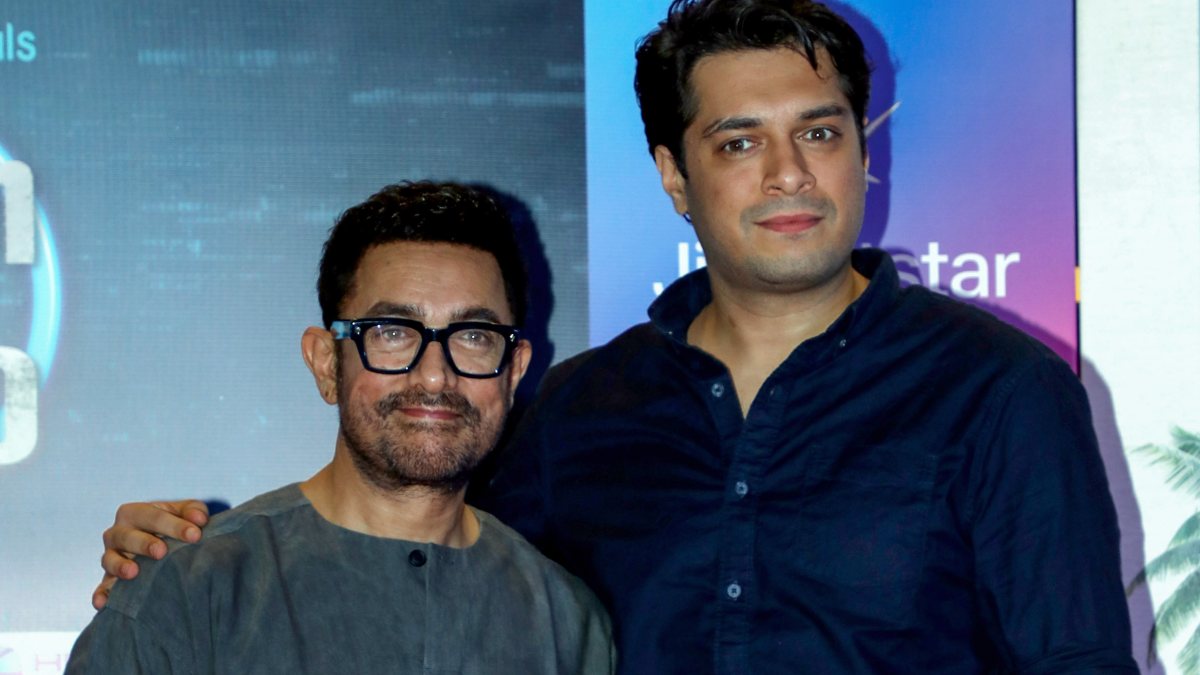 Aamir Khan and Junaid Khan attend 'Pritam & Pedro' screening
