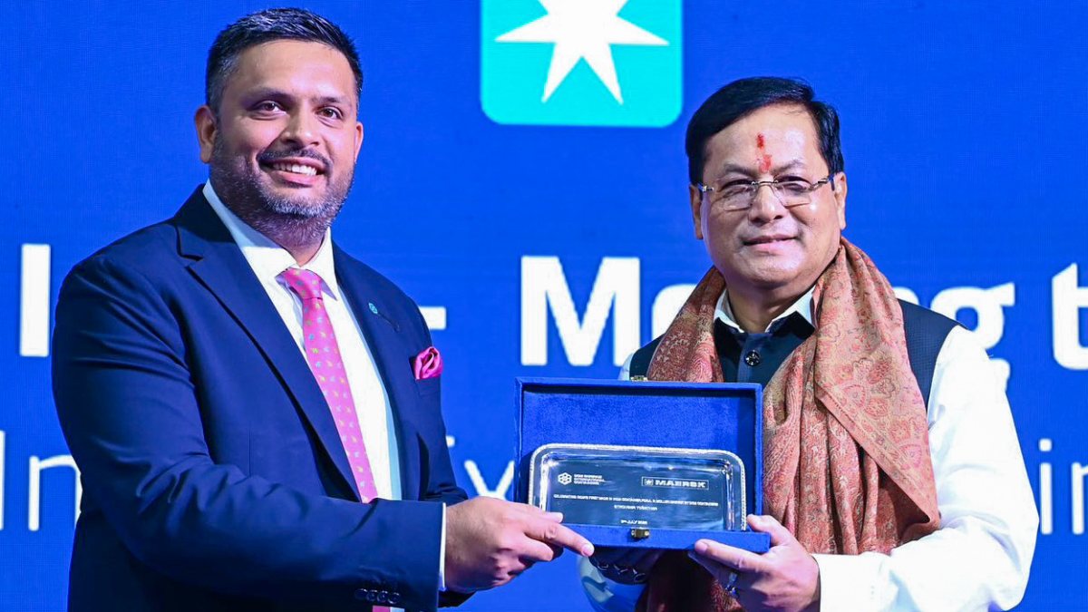 Sarbananda Sonowal unveils first Made In India EXIM container