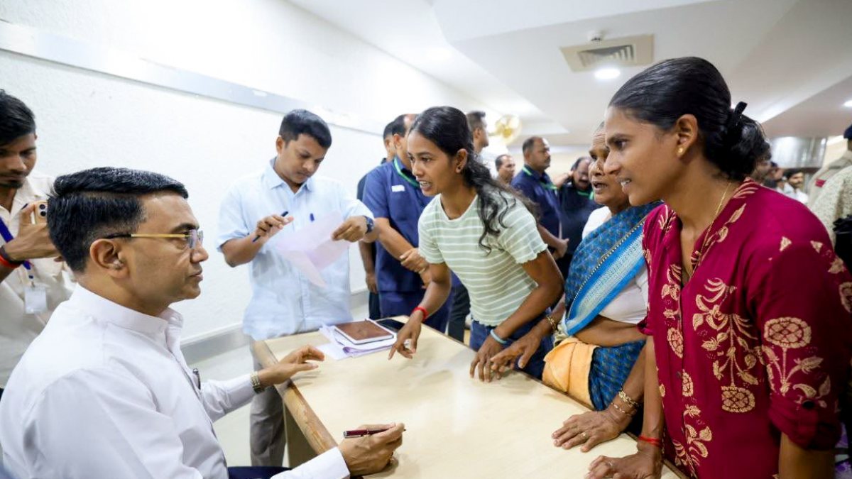Goa Chief Minister Pramod Sawant interacts with citizens from across the state…