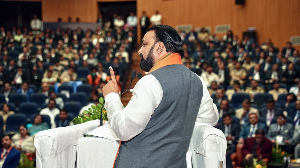 Bihar CM addresses conference on new criminal laws in Bodh Gaya
