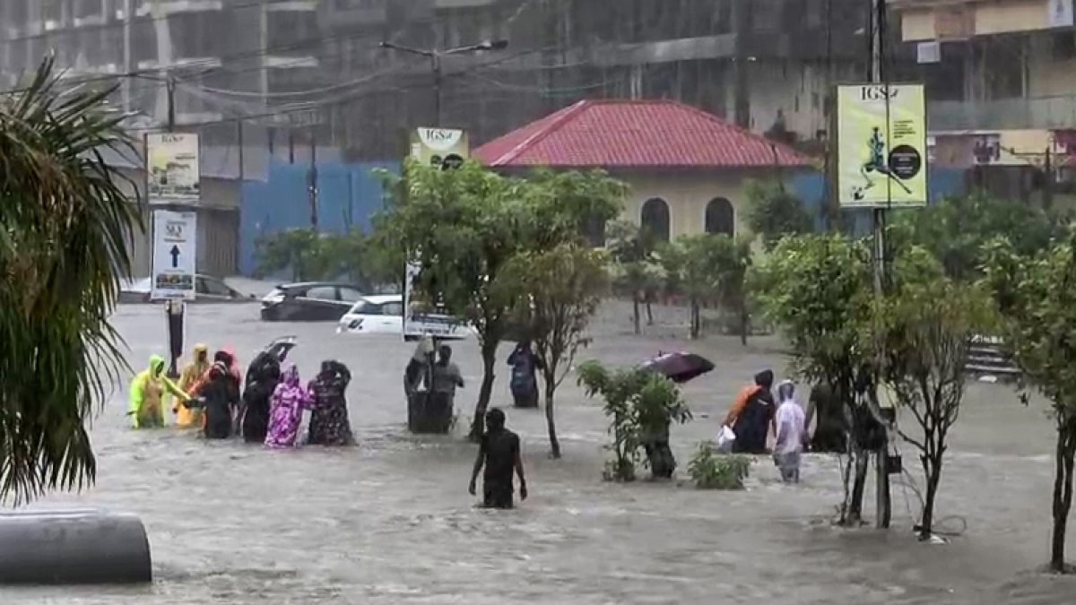 Mumbai's Vasai area sees severe waterlogging after heavy rain