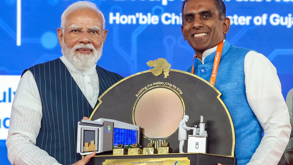 PM Modi inaugurates CG Semi OSAT facility in Sanand