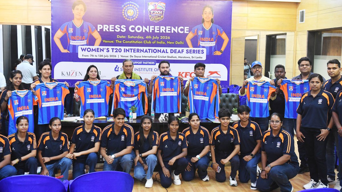 Jersey launched for Indian women's deaf cricket team ahead of T20 series