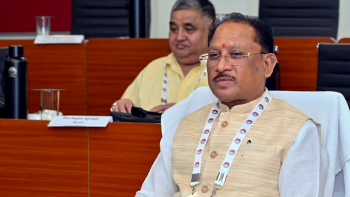 Chhattisgarh Chief Minister Vishnu Deo Sai participates in the second-day…