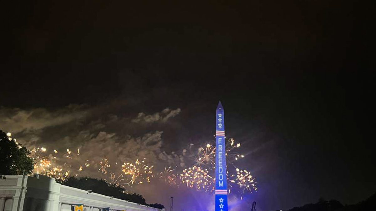 Fireworks light up National Mall for US 250th Independence Day