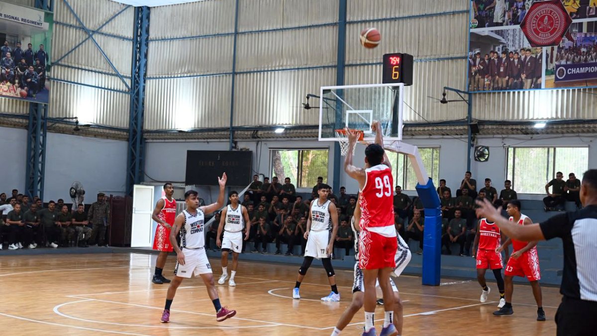 Indian Army teams battle in Inter Command Basketball Championship 2026 finale