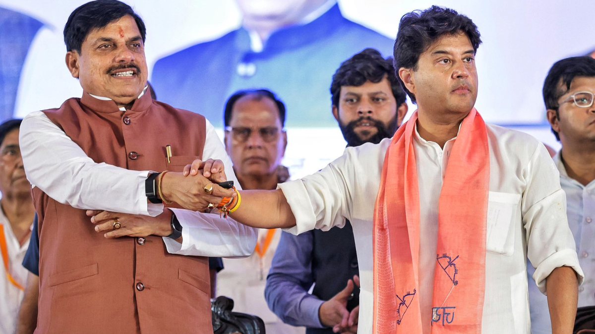 Scindia, CM Yadav lay foundation for Rs2,500 crore Adani defence plant in Shivpuri