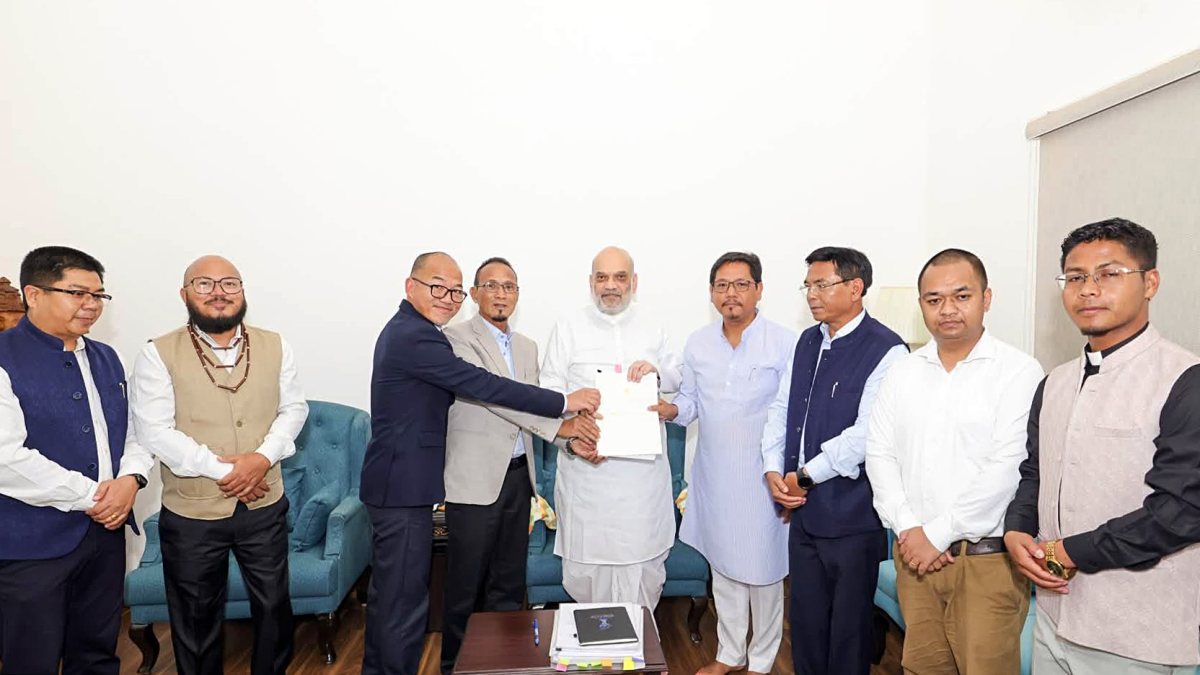 Meghalaya Chief Minister Conrad K Sangma, along with a delegation of church and…
