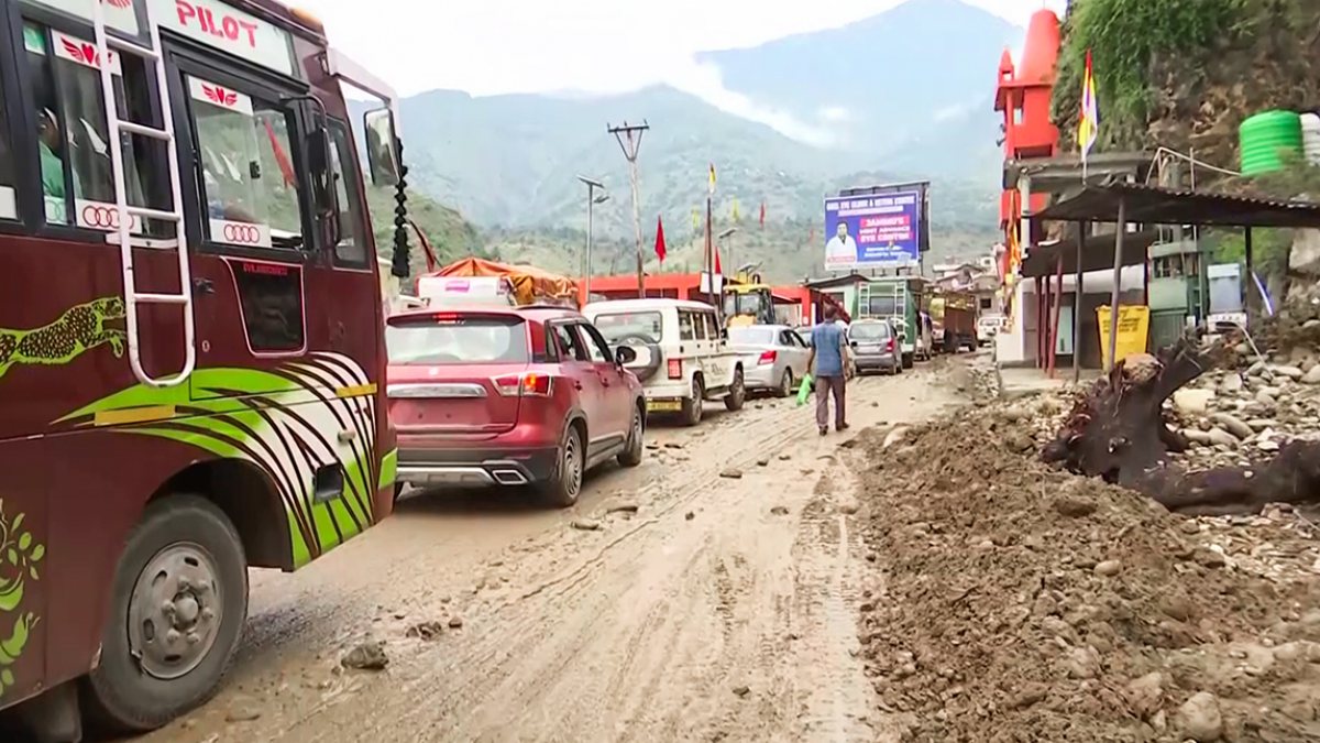Traffic resumes on NH-244 after landslide near Doda