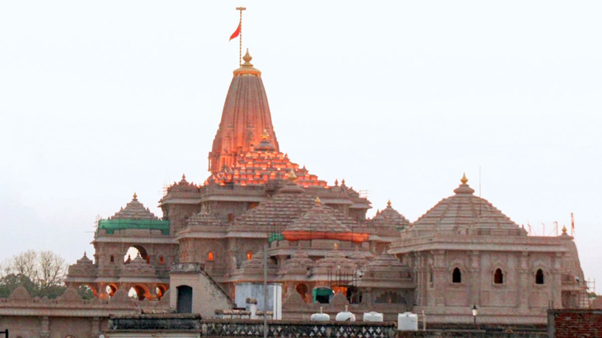 View of Ram Mandir in Ayodhya