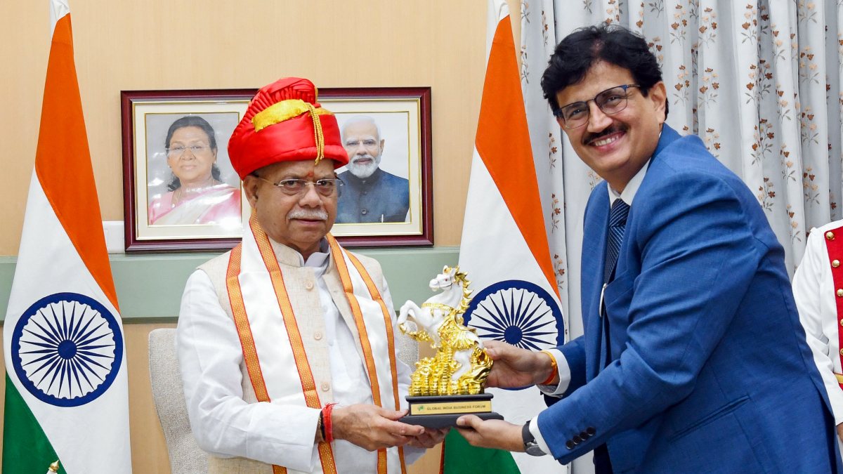 President of Global India Business Forum (GIBF) Jitendra Joshi meets Telangana…
