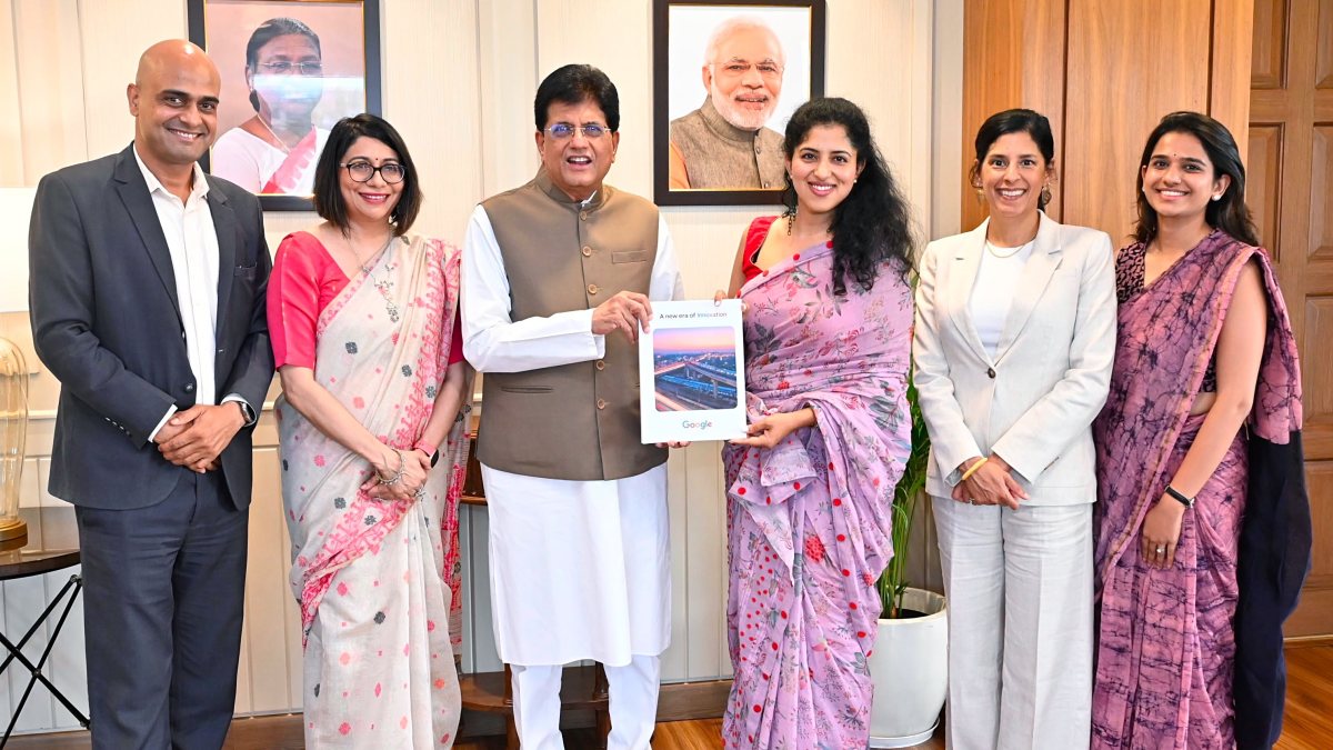 Piyush Goyal meets Google delegation in New Delhi
