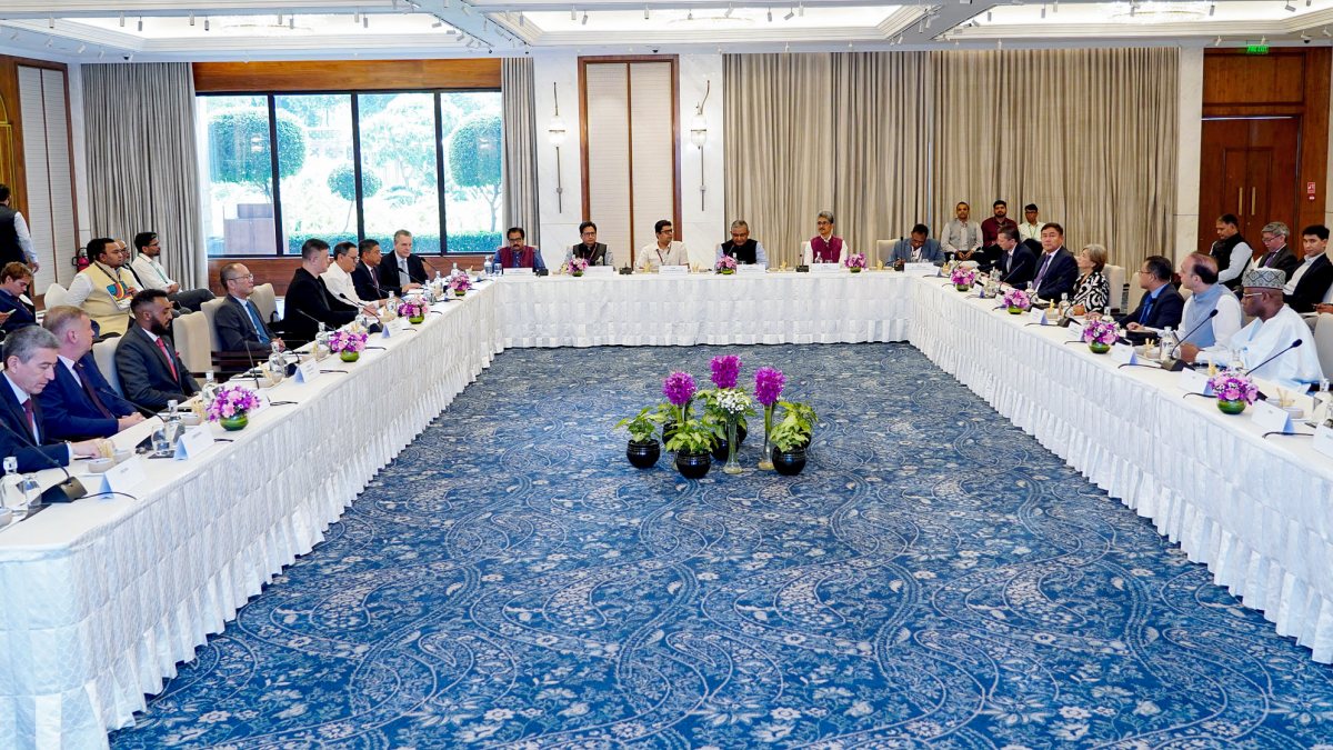 Chanchal Kumar meets ambassadors at WAVES BRICS Bazaar