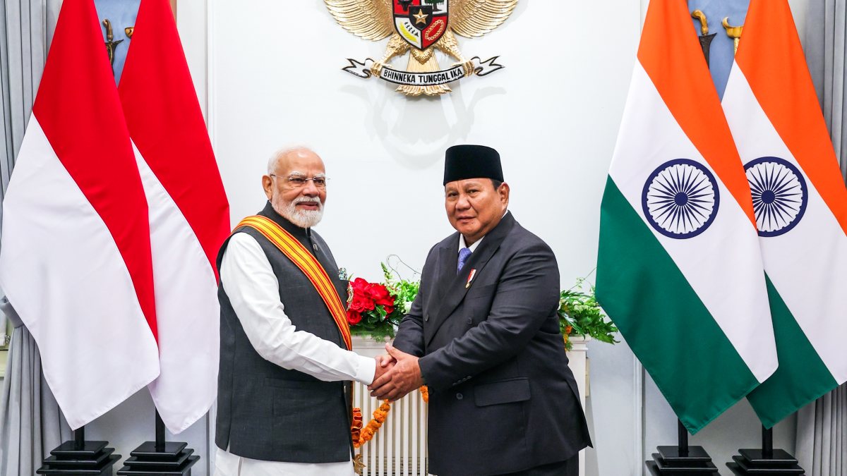 Prime Minister Narendra Modi is conferred Indonesia's highest honour, the…