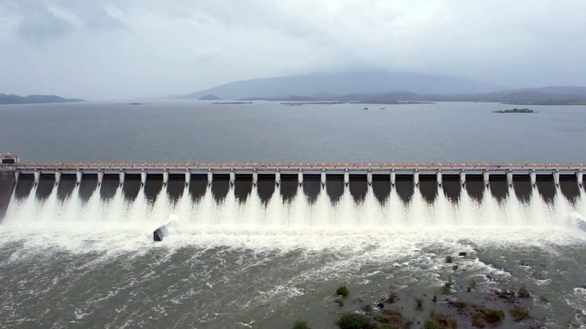 Shetrunji Dam gates open after heavy rainfall in Bhavnagar