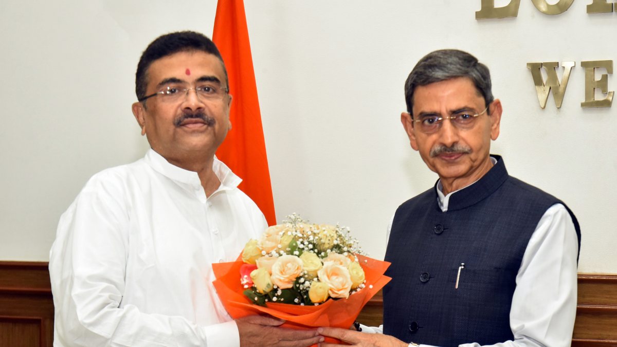 West Bengal governor meets CM Suvendu Adhikari in Kolkata