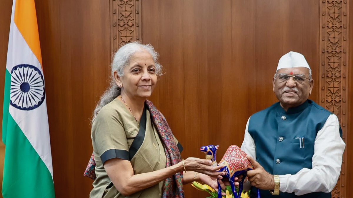 Rajasthan governor meets finance minister Sitharaman in Delhi