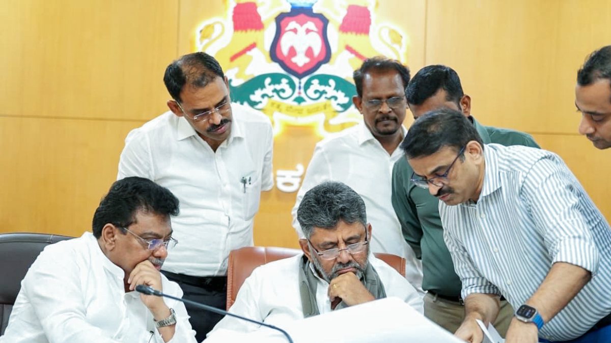 Karnataka CM Shivkumar chairs meeting on second international airport in Bengaluru