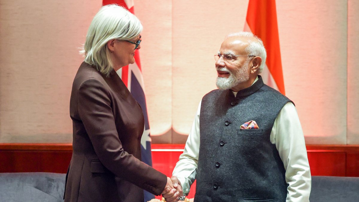 Modi meets Australia's Governor General Sam Mostyn in Melbourne