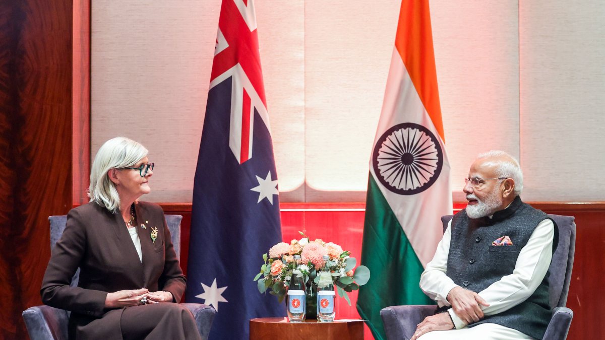 Modi meets Australia's Governor General Sam Mostyn in Melbourne