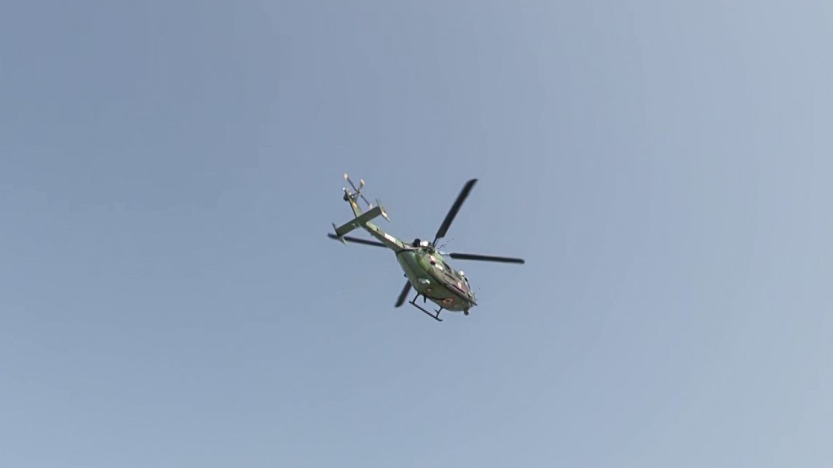 Army chief's chopper arrives in Poonch for security review