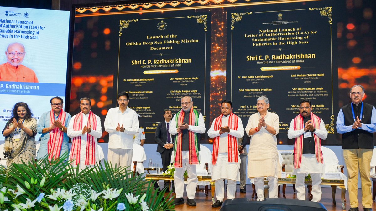 VP Radhakrishnan launches Letters of Authorisation for high seas fisheries