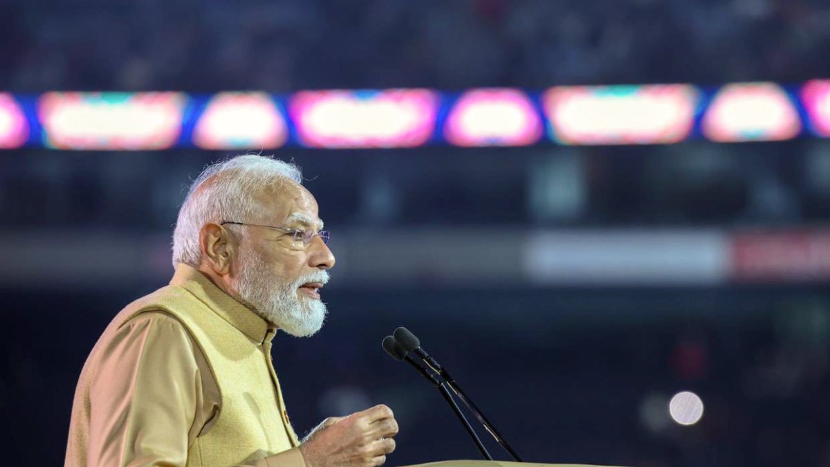 Modi addresses community programme in Melbourne