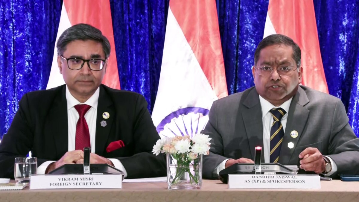 Foreign Secretary Misri addresses press in Melbourne