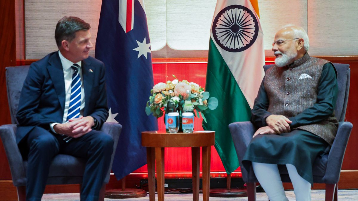 Modi meets Australian opposition leader Angus Taylor in Melbourne