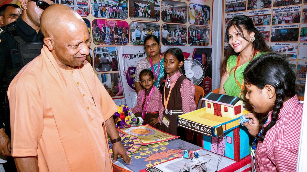 Yogi Adityanath inaugurates 77 development projects in Basti