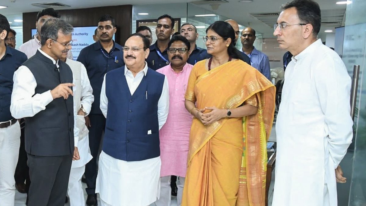 Jagat Prakash Nadda reviews Ayushman Bharat Digital Mission progress