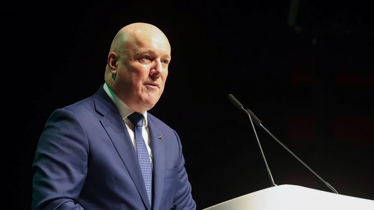 Luxon addresses community programme in Auckland