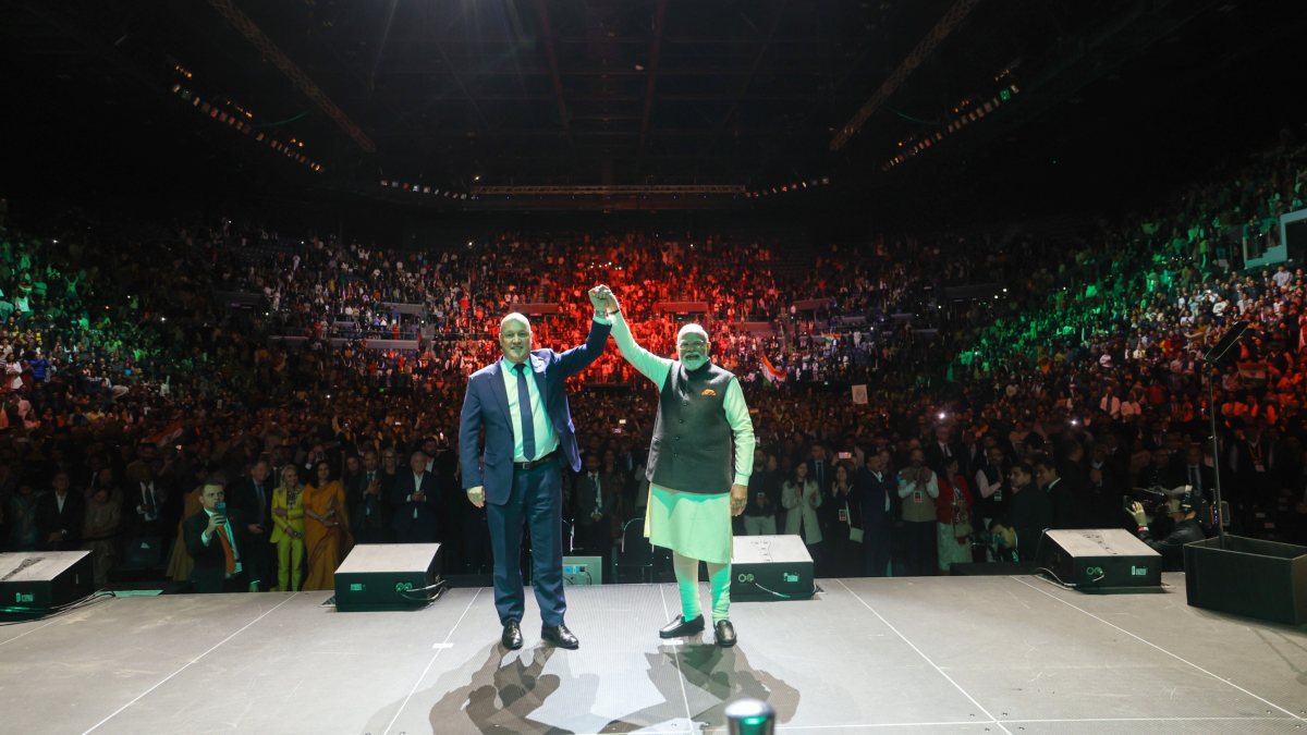 Modi and Luxon attend community programme in Auckland