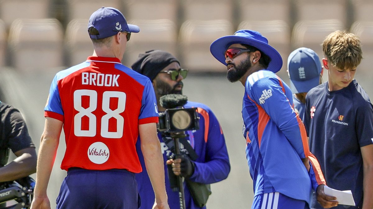 Iyer and Brook face off at toss for 5th T20I