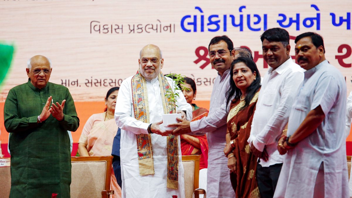 Amit Shah launches five million tree plantation mission in Ahmedabad