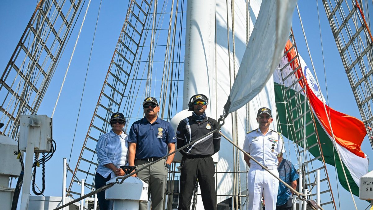 Indian consul general joins INS Sudarshini crew in Boston