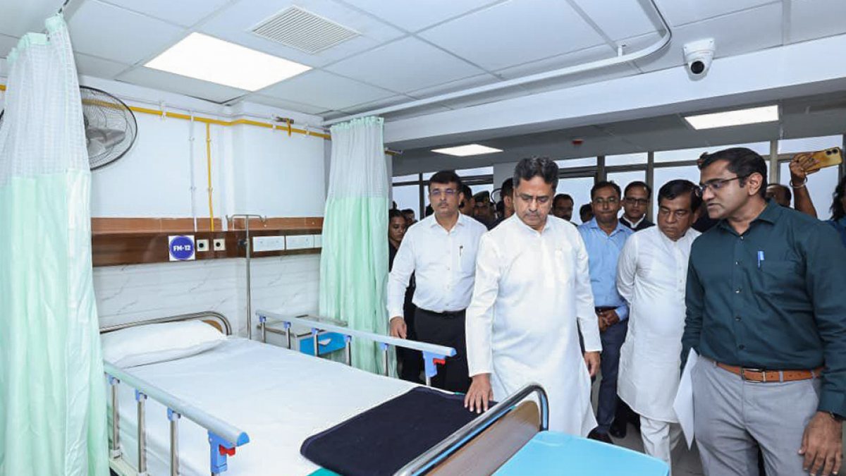 Tripura CM inspects new 50-bed civil hospital in Agartala