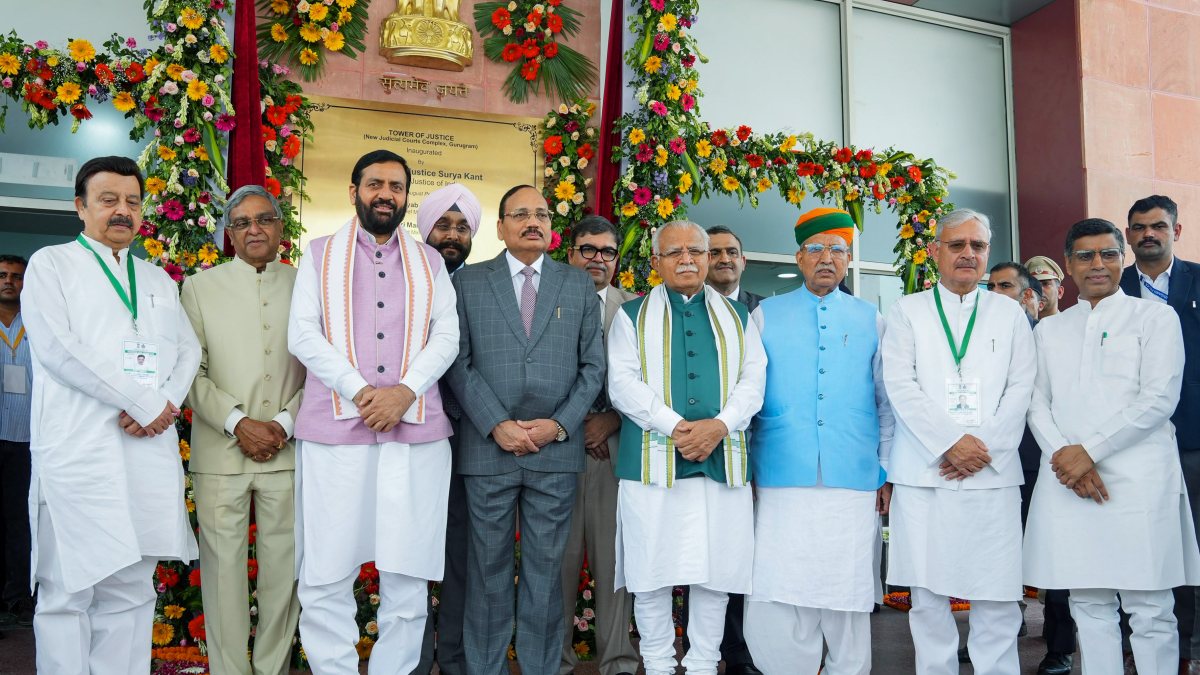 CJI Surya Kant inaugurates Tower of Justice in Gurugram