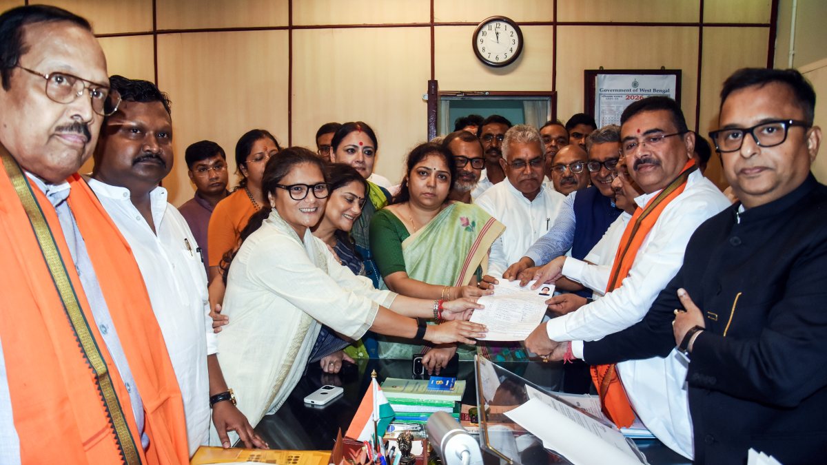 BJP candidate Susmita Dev files Rajya Sabha nomination in Kolkata