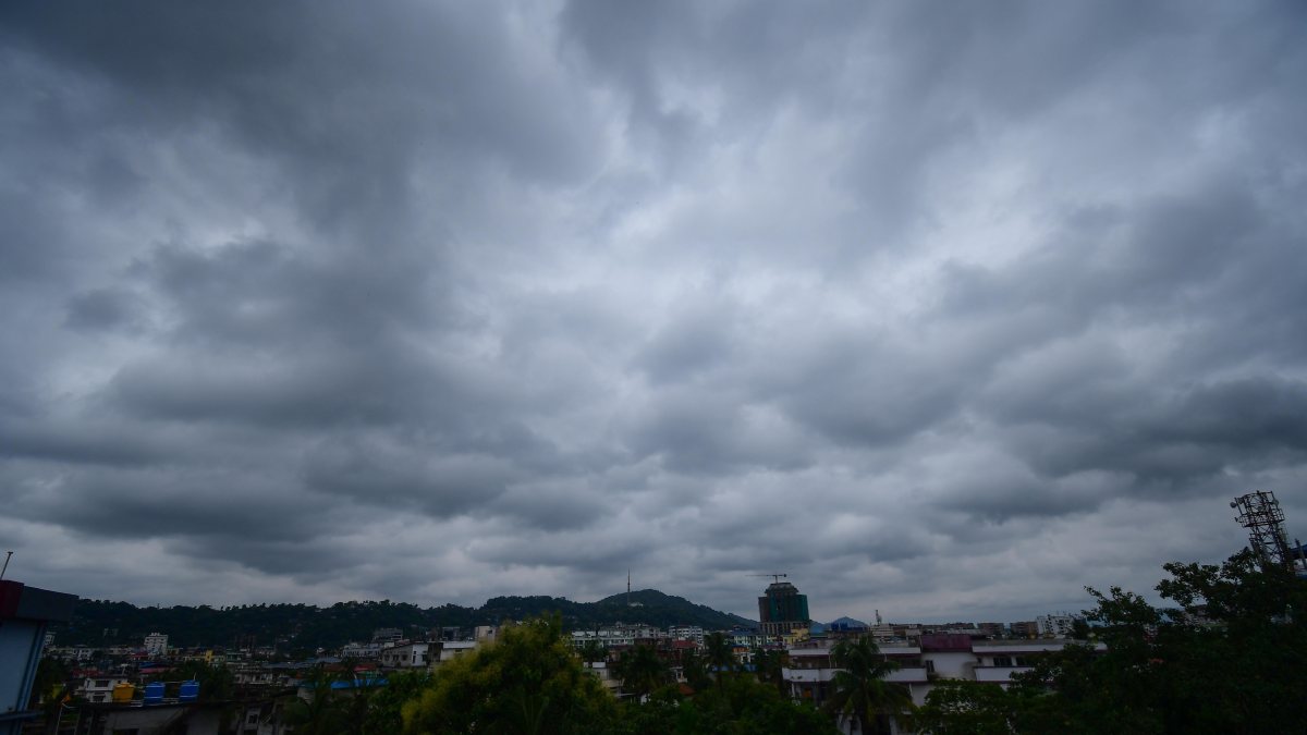 Dark clouds loom over Guwahati city