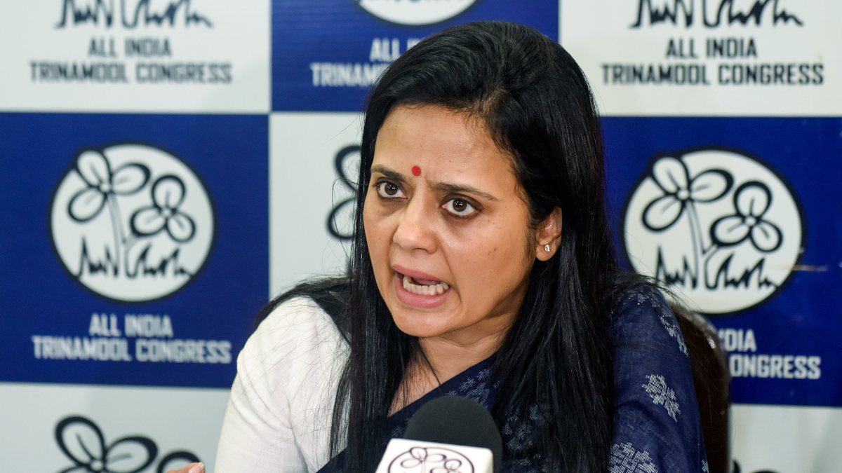 TMC MP Mahua Moitra addresses press conference in New Delhi