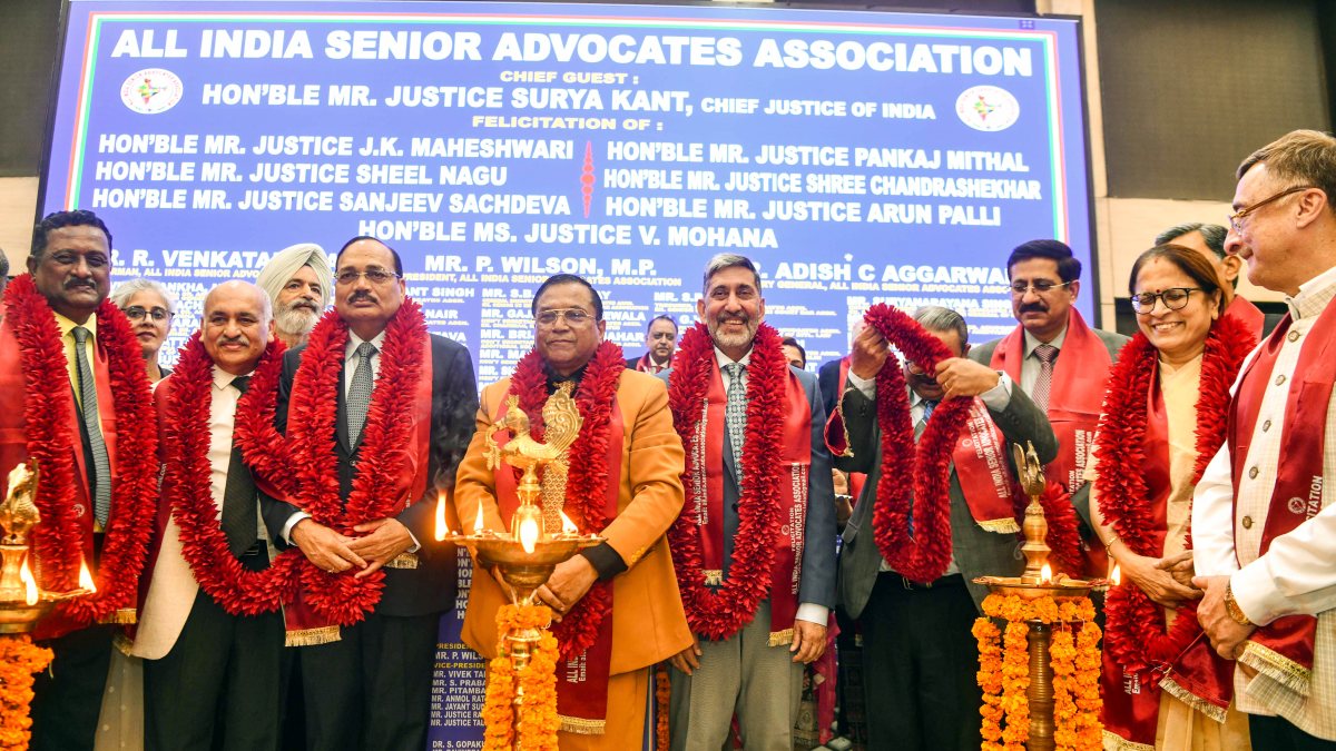 CJI Justice Surya Kant felicitates new Supreme Court judges
