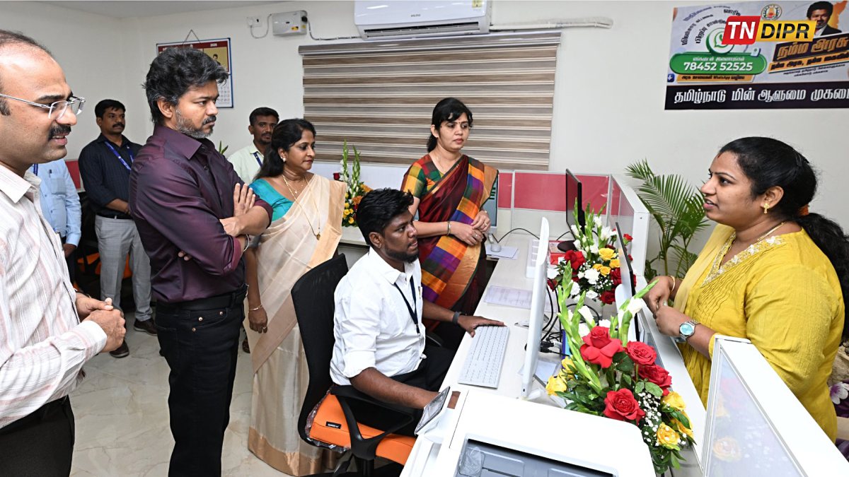 Tamil Nadu CM Vijay inaugurates e-Sevai Centre in Chennai