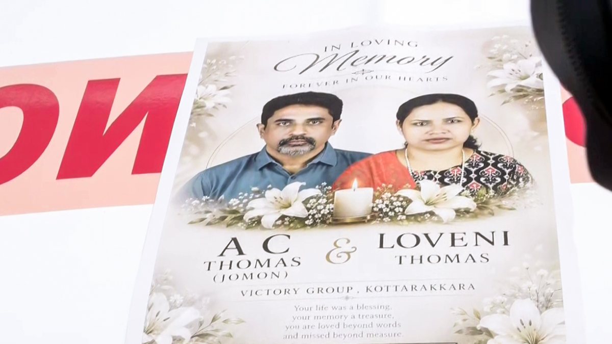 Bodies of Kottarakkara couple killed in Vietnam boat capsize arrive in Thiruvananthapuram
