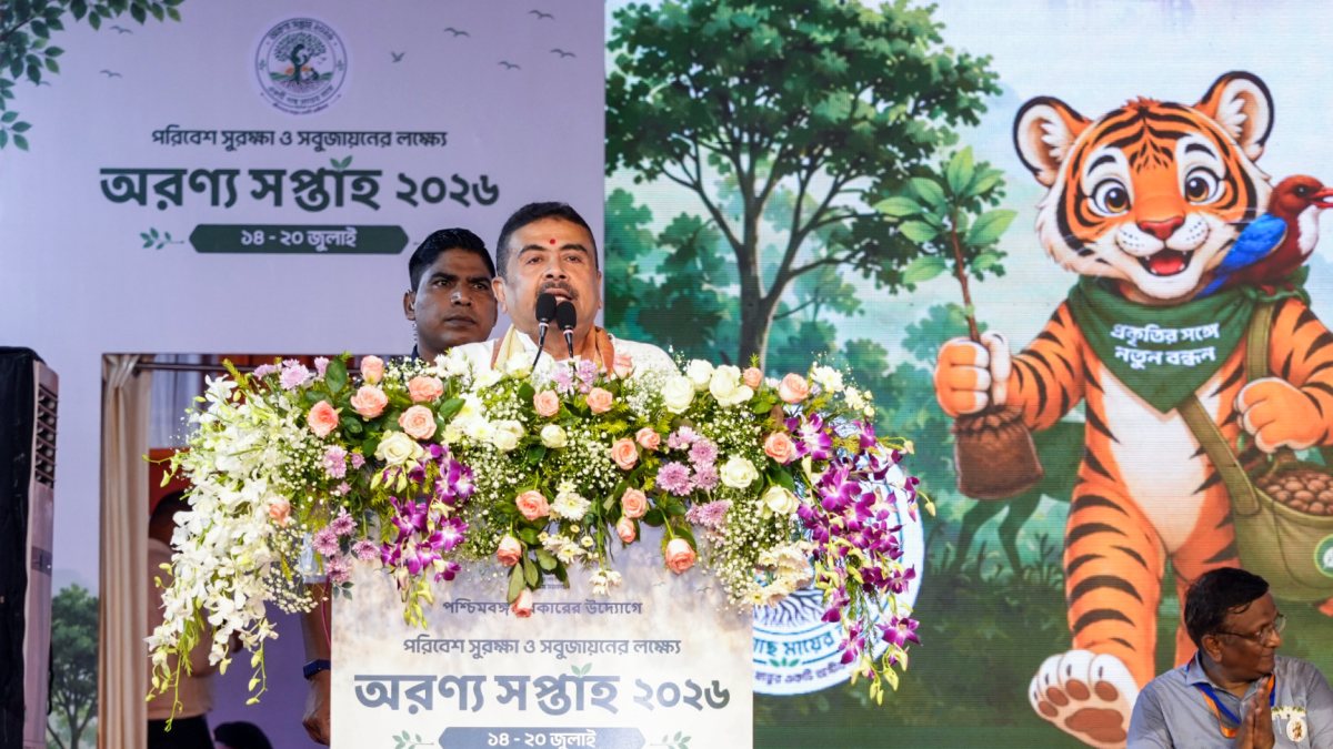 Suvendu Adhikari launches Aranya Saptah 2026 afforestation drive