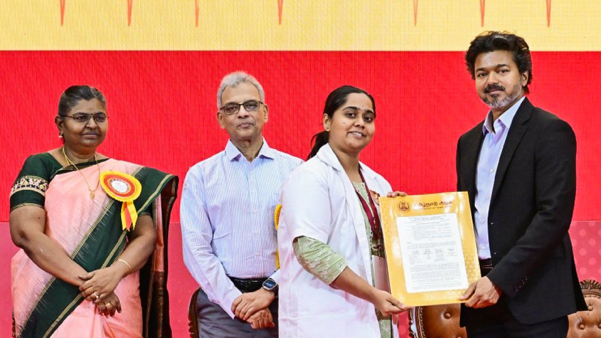 Tamil Nadu CM Vijay hands over appointment letters to 2,144 healthcare professionals