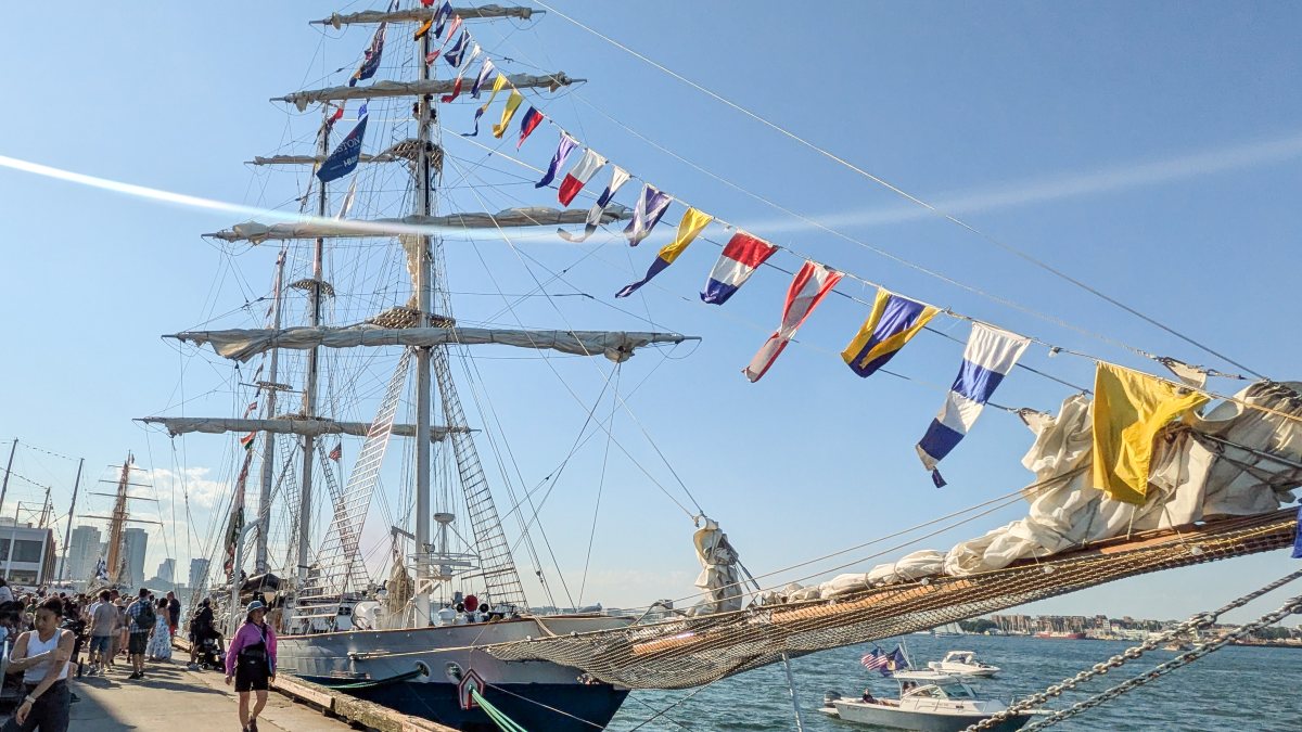 Indian Navy's INS Sudarshini docks at Boston port