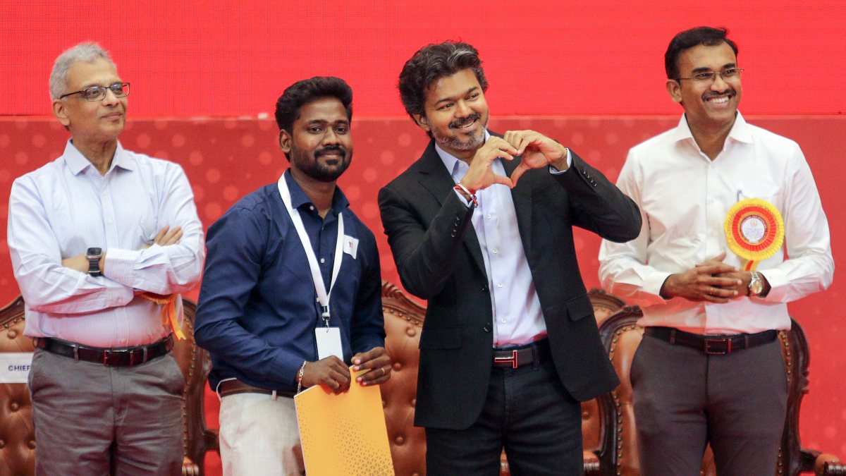 Tamil Nadu CM Vijay distributes appointment letters to healthcare workers